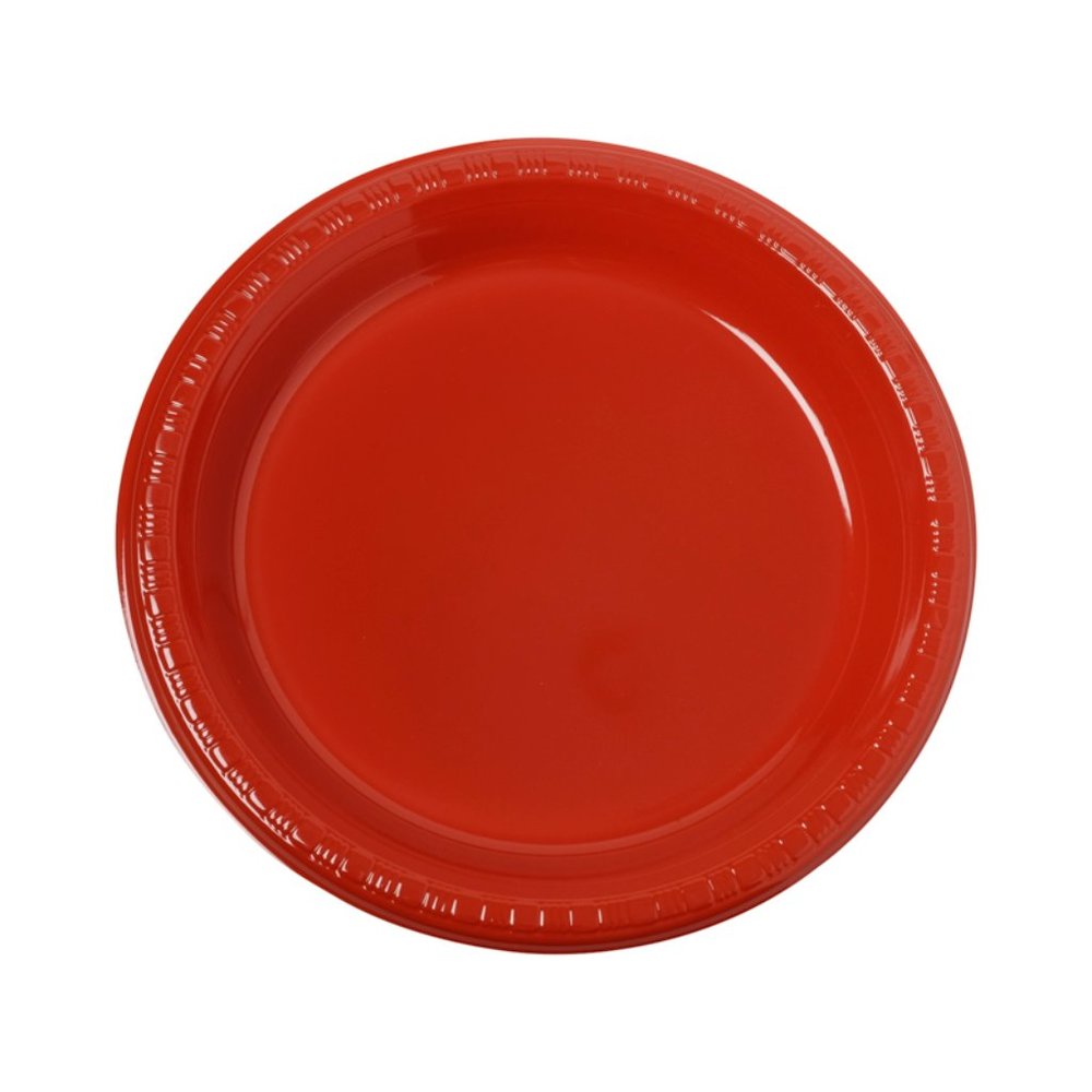 Classic Red Luncheon Plate